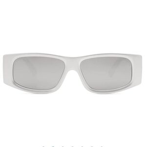 Rectangle Polarized Fashion Rave Sunglasses SJ2228 Silver